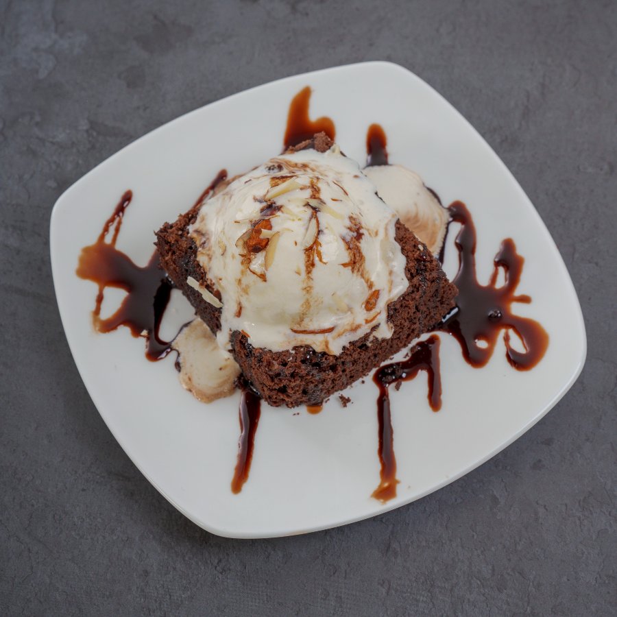 Brownie With Ice Cream