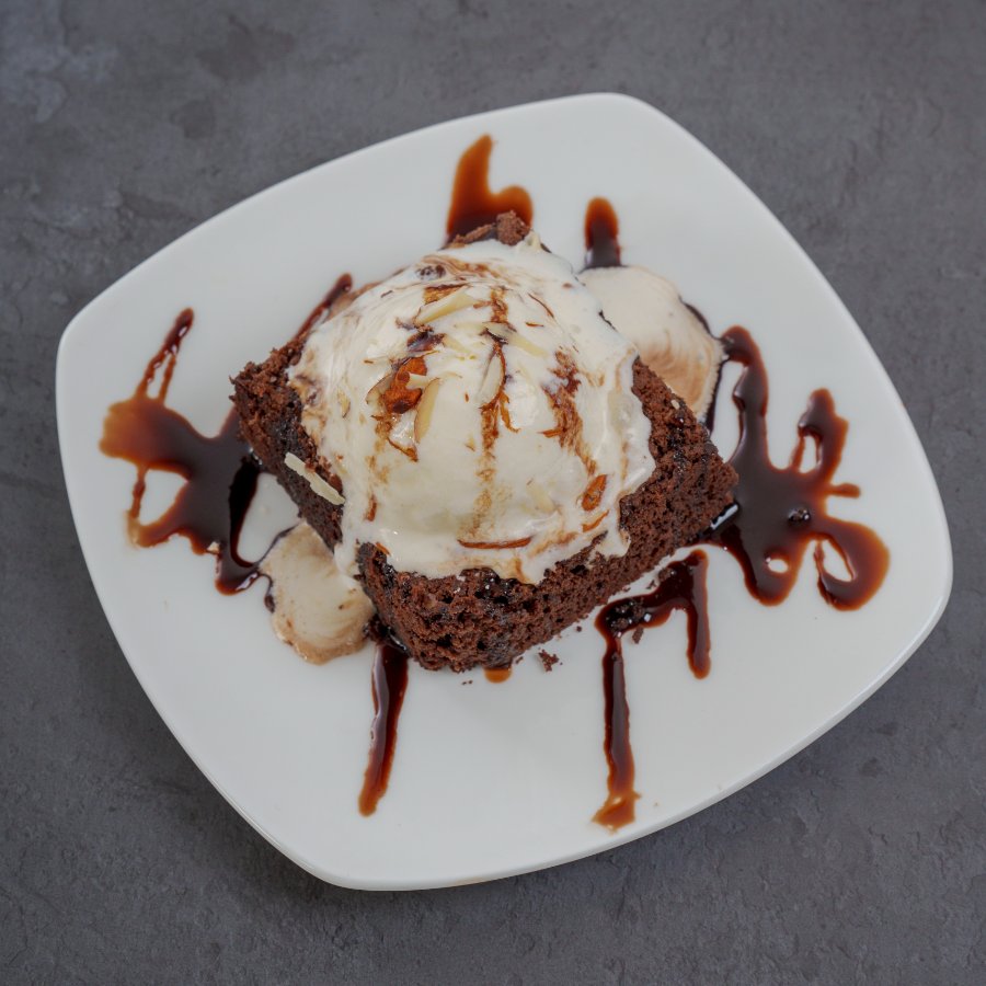 Brownie With Ice Cream