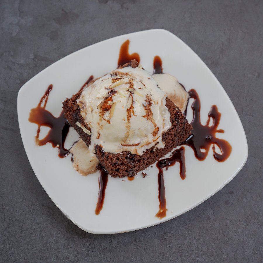 Brownie With Ice Cream